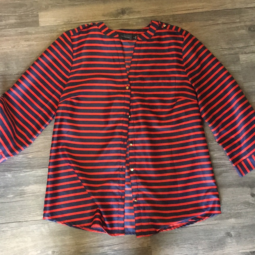 The Limited stripe button down shirt